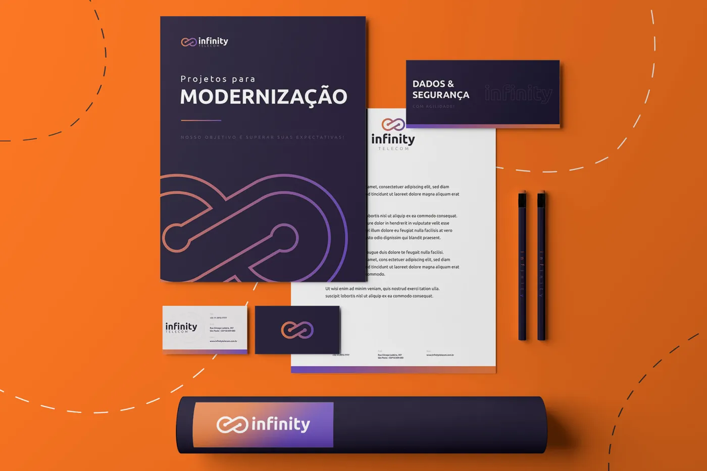 Papelaria da Infinity Telecom